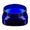 4 oz. Cobalt Blue PET Firenze Square Jar with 70/400 Neck (Cap Sold Separately)