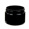 3 oz. Black PET Straight-Sided Round Jar with 58/400 Neck (Cap Sold Separately)
