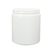 19 oz. White PET Straight-Sided Round Jar with 89/400 Neck (Cap Sold Separately)