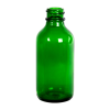 2 oz. Green Glass Boston Round Bottle with 20/400 Neck (Cap Sold Separately)