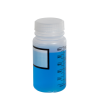 60mL Azlon® Polypropylene Graduated Label Bottles with 33mm Caps - Case of 12