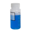 250mL Azlon® Polypropylene Graduated Label Bottles with 45mm Caps - Case of 12