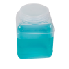 1000mL Wide Mouth Polypropylene Square Storage Bottle with Cap