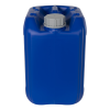 10 Liter/2.64 Gallon Blue HDPE Jerrican with 51mm Tamper-Evident Cap