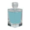 15mL Clear Tall Rectangular Glass Bottle with 18/415 Neck - Case of 360 (Cap Sold Separately)