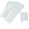 HDPE Small White Scoop 3" x 2 3/4" x 3"