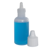 15mL Natural LDPE Indicator/Dispensing Bottle with Tube, Tip & Cap