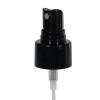 24/410 Black Fine Mist Smooth Finger Sprayer - 7" Dip Tube & 0.16mL Output