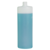 8 oz. Natural HDPE Oval Bottle with 20/410 Neck (Cap Sold Separately)