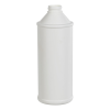 16 oz. Short Neck White HDPE Round Cone Top Bottle with 28/400 Neck (Cap Sold Separately)