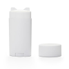 2.65 oz. Traditional White Bottom Fill Deodorant Container with Cap