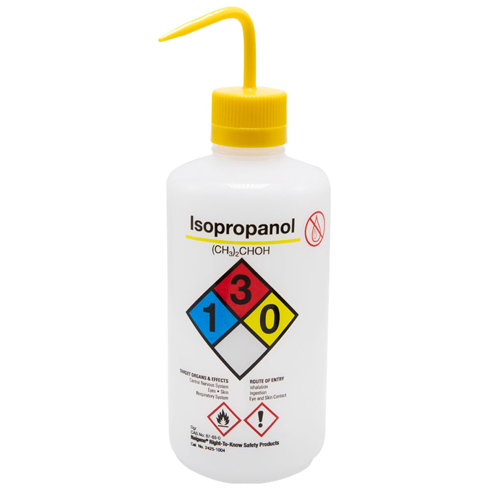 32 oz./1000mL Isopropanol Nalgene™ RightToKnow Safety Wash Bottle