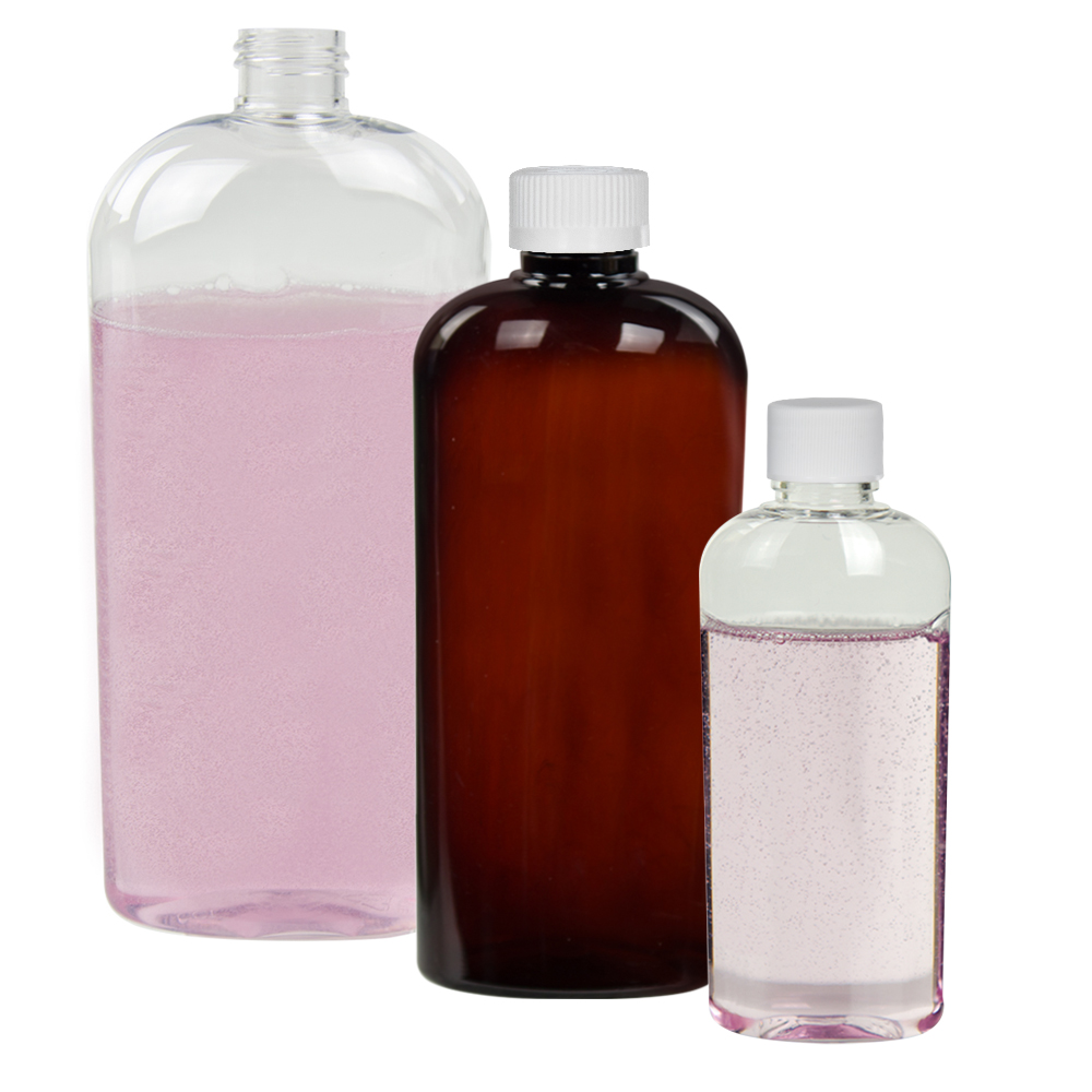 Vale & Cosmo High Clarity Oval Bottles