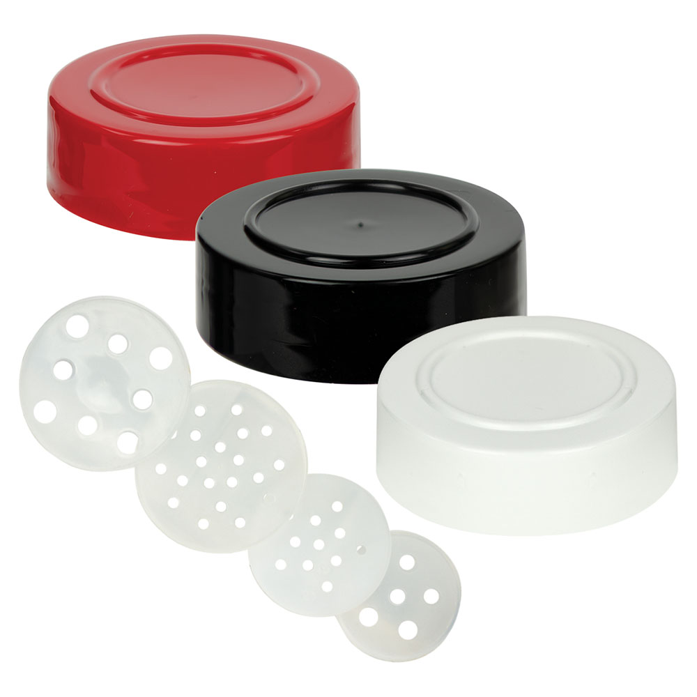Polypropylene Spice Jar Caps & Sifters