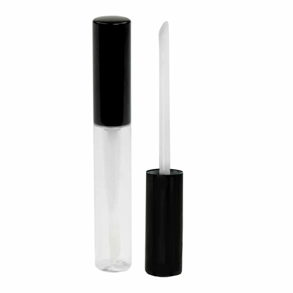 11mL Lip Gloss Tube with Black Applicator U.S. Plastic Corp.