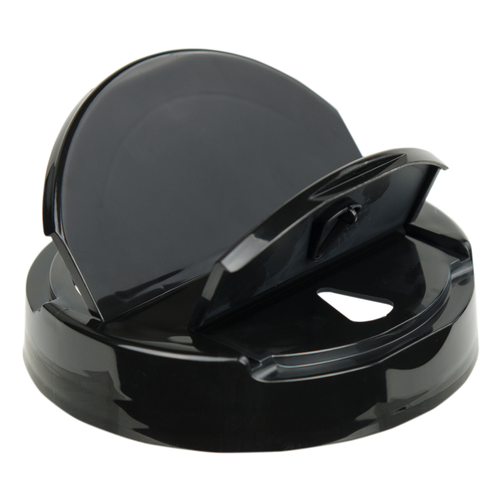 89/400 Black Tear Drop Heat Seal Cap