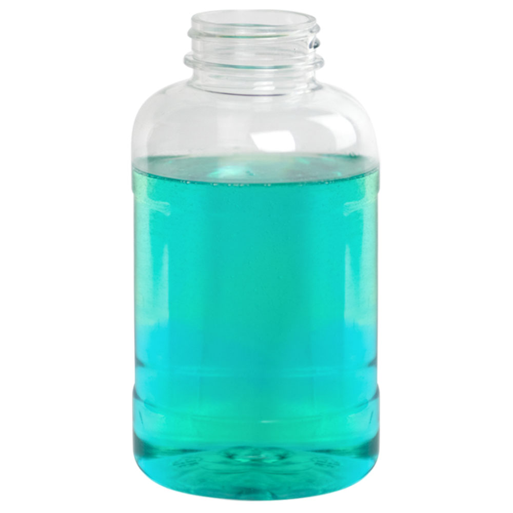 12-oz-clear-pet-boston-round-bottle-with-38-400-neck-label-panel
