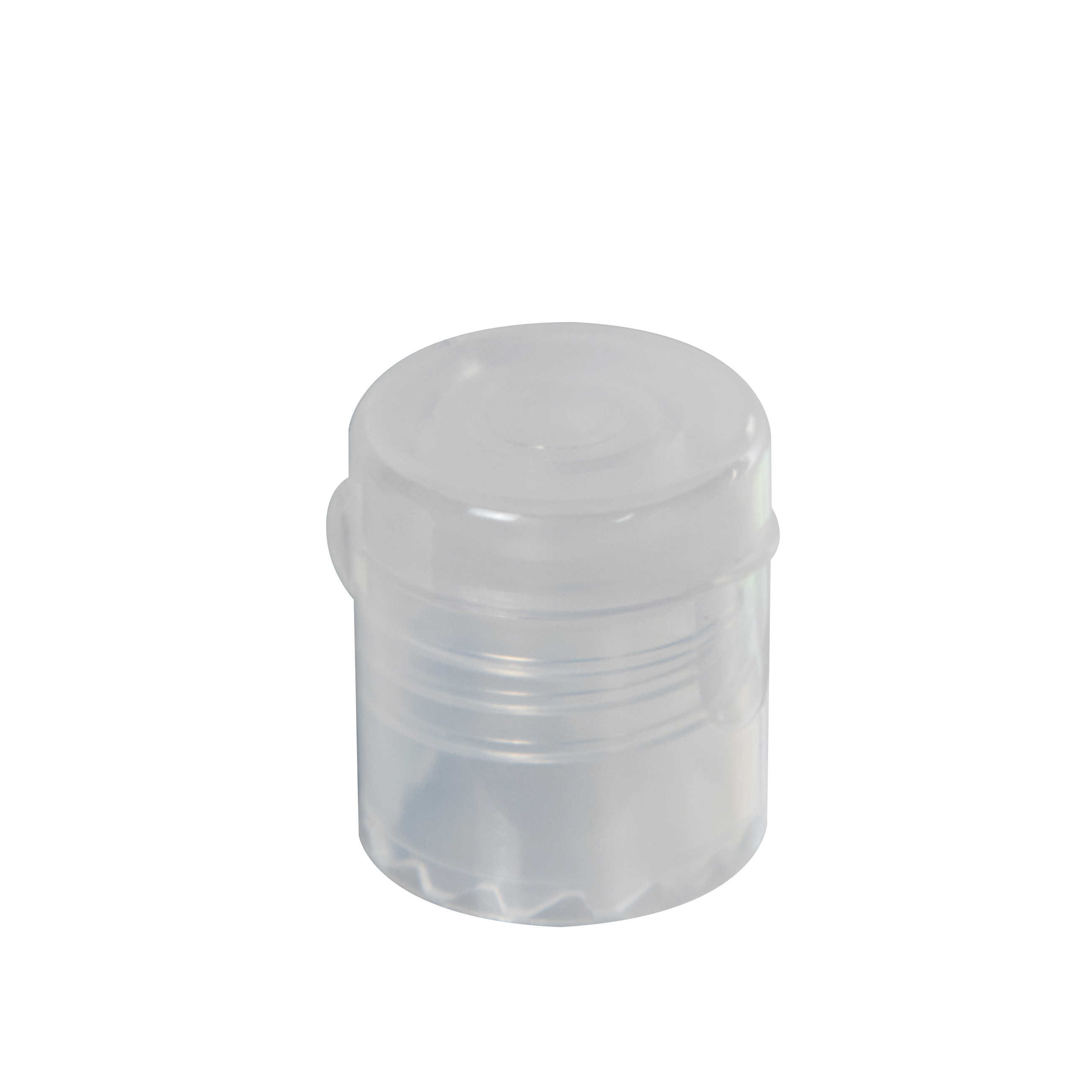 15/415 Natural Smooth Snap-Top Dispensing Cap with 0.125" Orifice