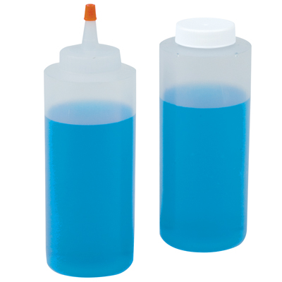 Translucent Round Plastic Bottle with Natural Cap LDPE Vestil BTL-W-4 Wide-Mouth Low Density Polyethylene 4 oz Capacity