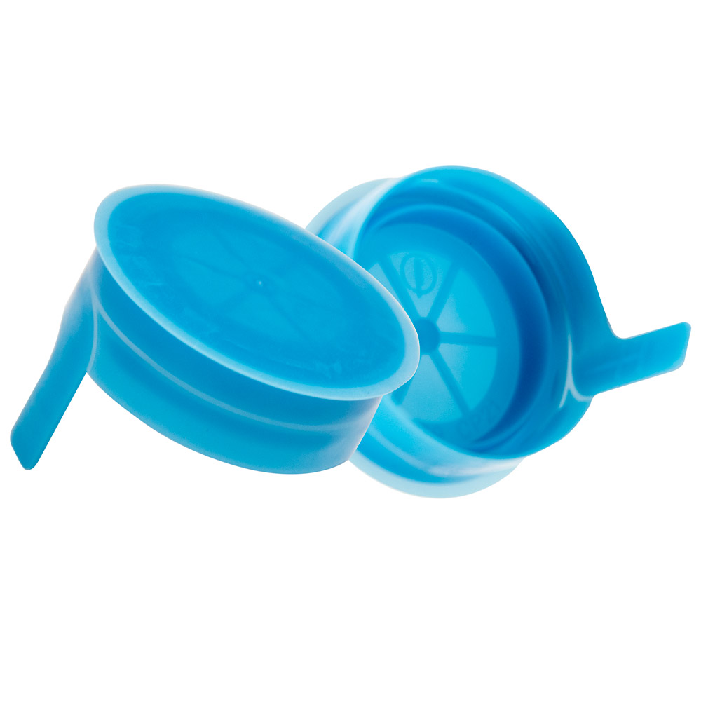 38mm STT Light Blue LDPE Tamper Evident Snap On Cap U.S. Plastic Corp.