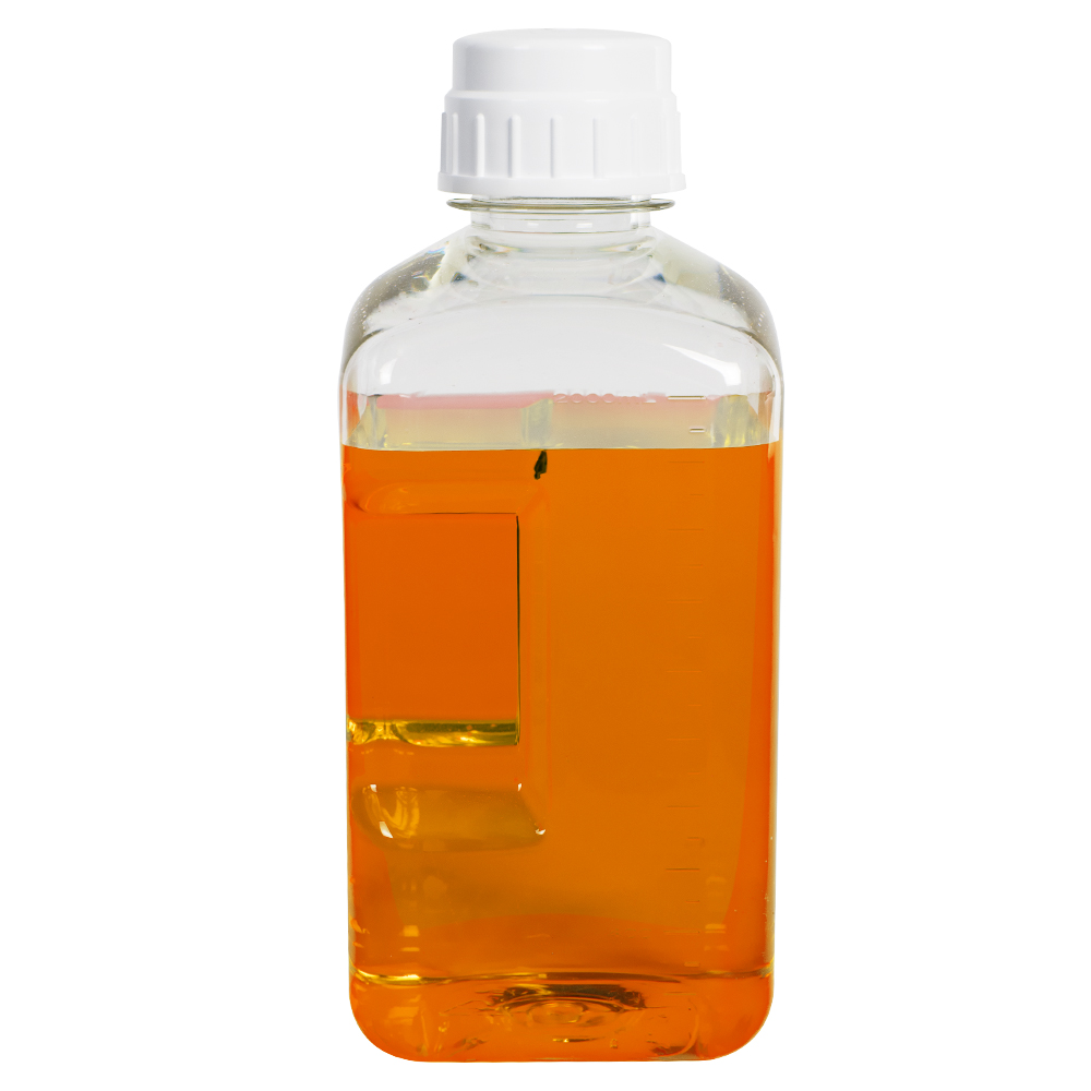 64 oz./2000mL Nalgene™ Narrow Mouth Polycarbonate Square Bottle with 53B Cap