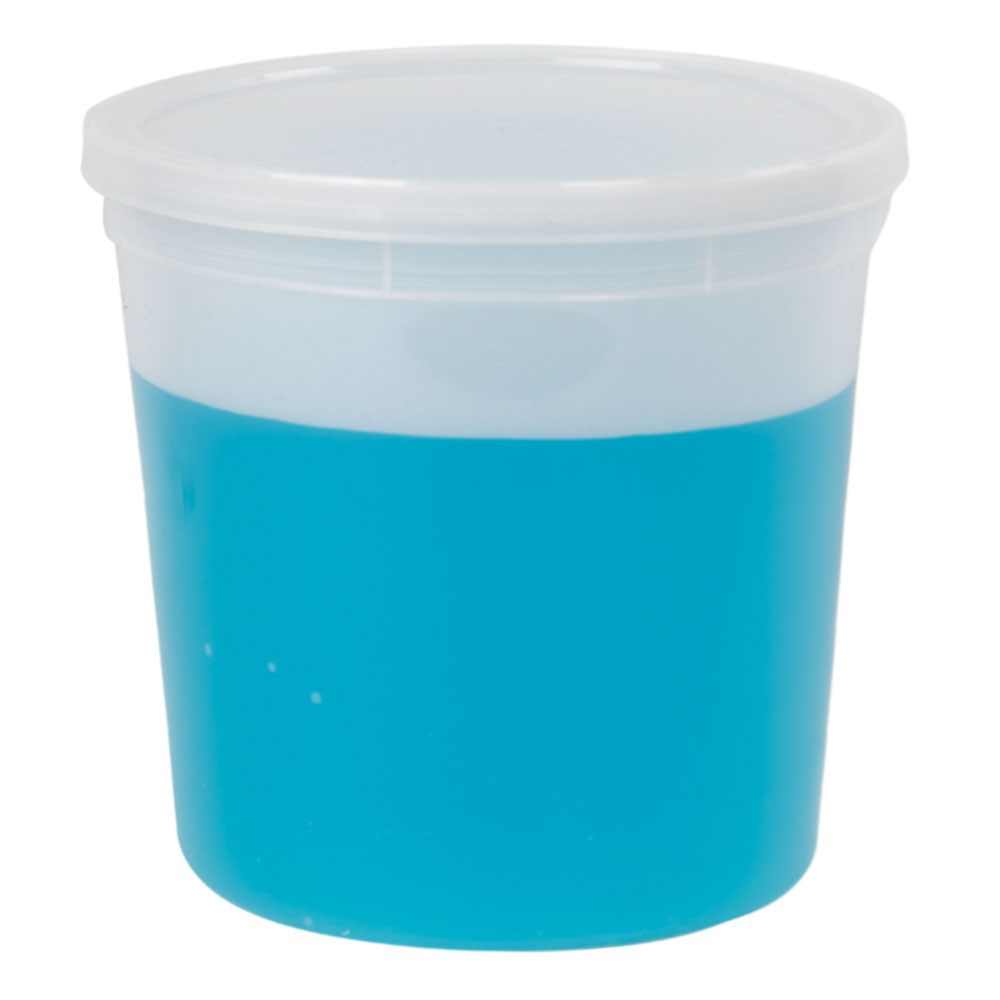 165 oz. Natural Specimen Containers with Lids Case of 25 U.S