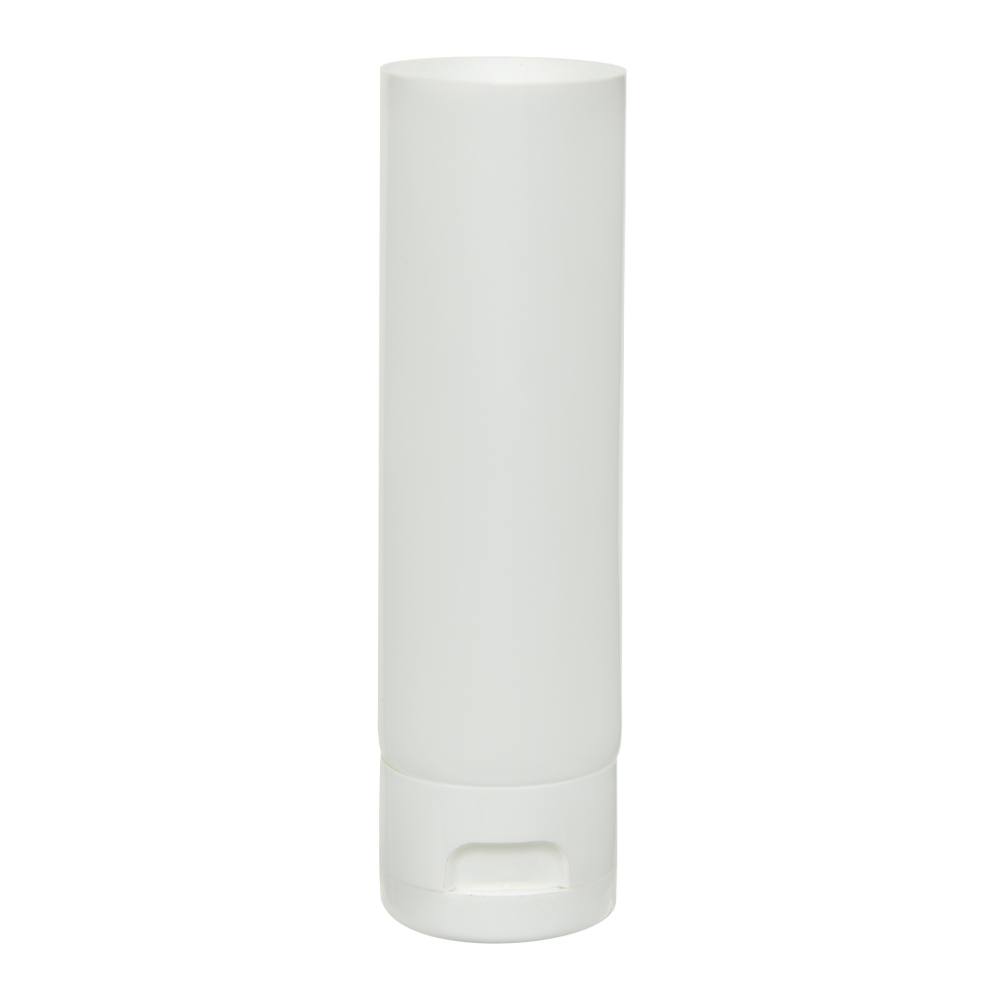 2 oz. White LDPE Open End Lotion Tube with Flip-Top Cap