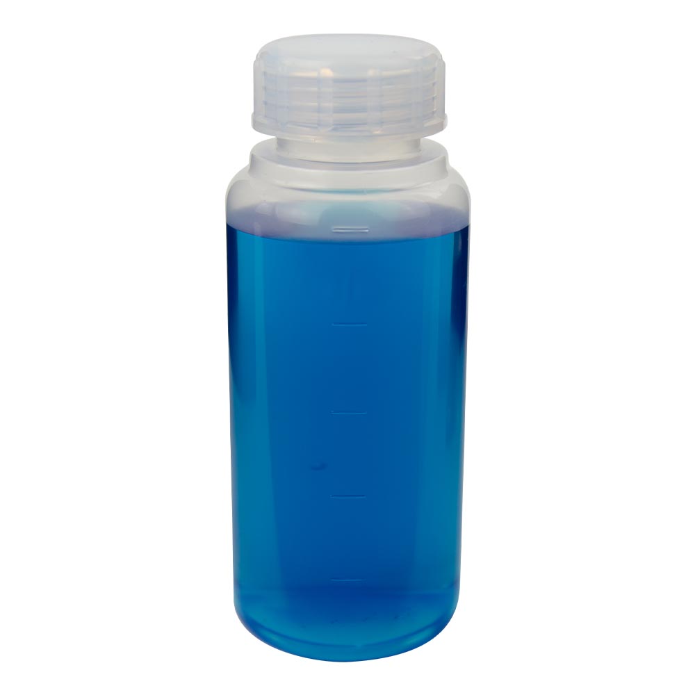 250mL Chemware® PFA Graduated Wide Mouth Bottle with Cap