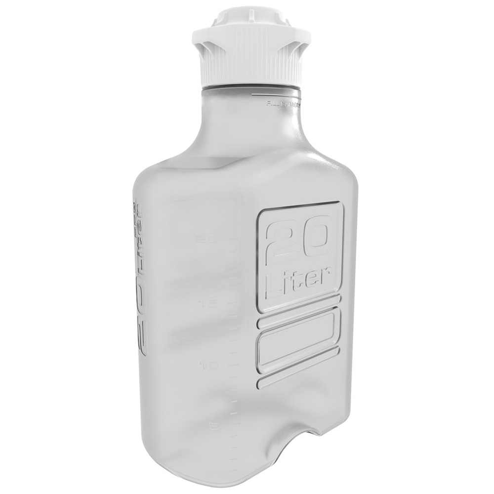 20 Liter Clear EZgrip® Polycarbonate Carboy with 120mm Closed Cap U.S