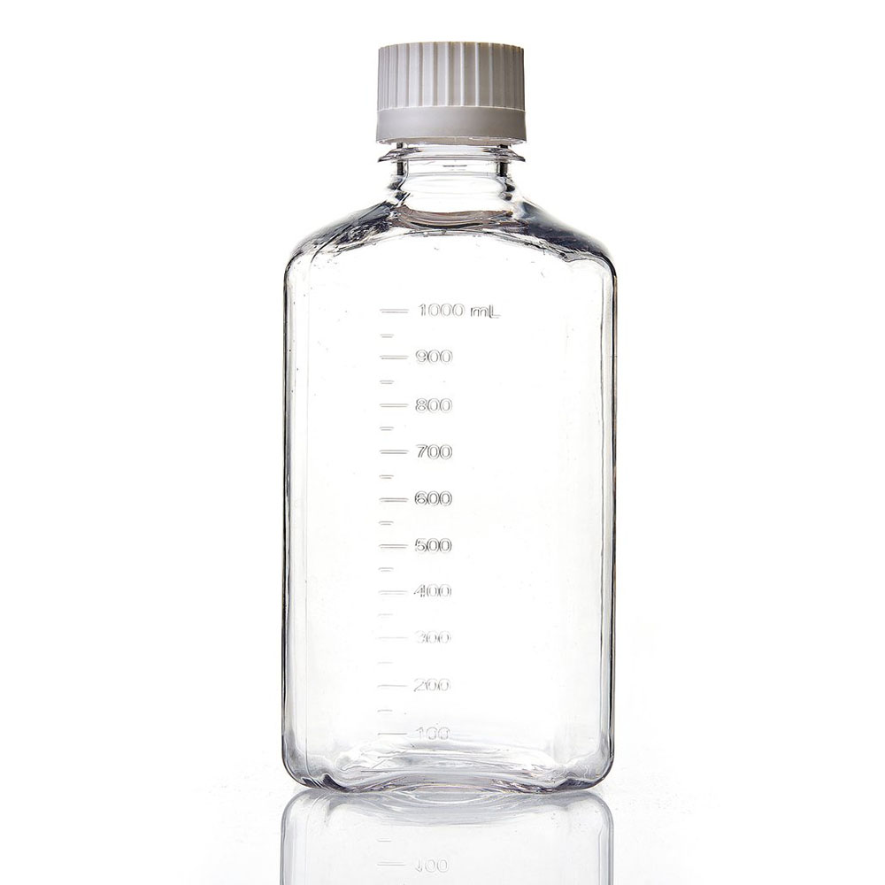 1000mL EZBio® Sterile Polycarbonate Media Bottles with 38/430 Closed