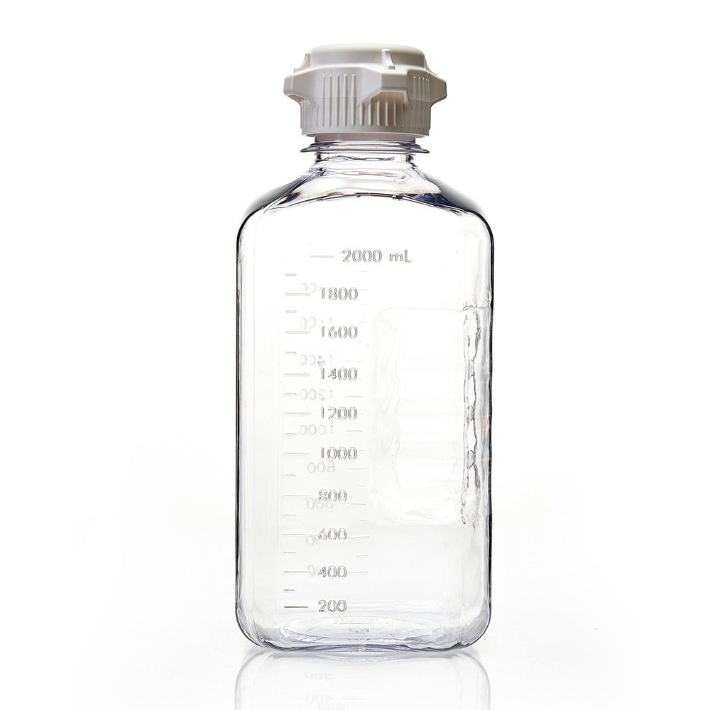 2000mL EZBio® Sterile Polycarbonate Media Bottles with 53B Closed