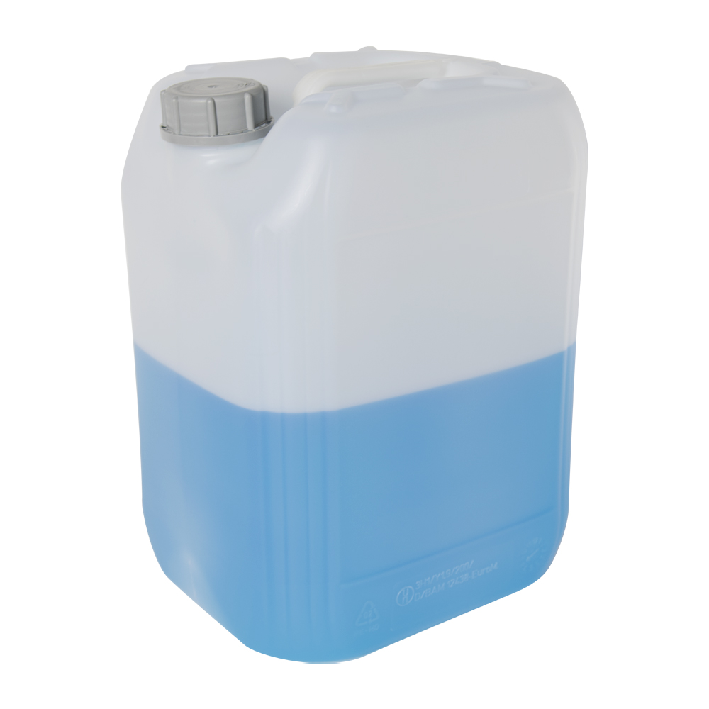 20 Liter/5.28 Gallon Natural HDPE Jerrican with 61mm Tamper-Evident Cap