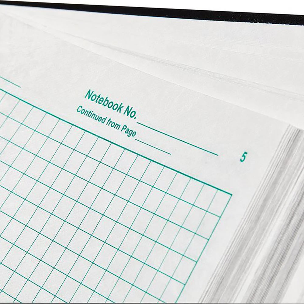 Nalgene™ Black 1/4" Grid Lab Notebooks U.S. Plastic Corp.