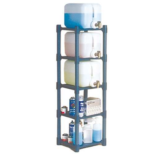 Plastic Dispensing Rack with 5 Shelves | U.S. Plastic Corp.