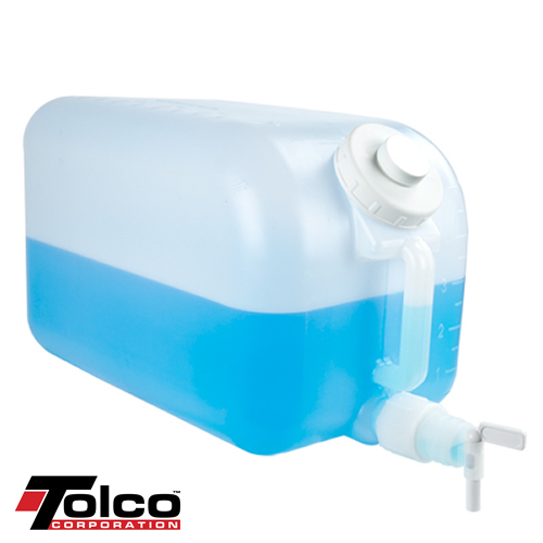 Hdpe 5 Gallon Carboy With Spigot 3 Opening U S Plastic Corp Hdpe 5 Gallon Carboy With Spigot 3 Opening