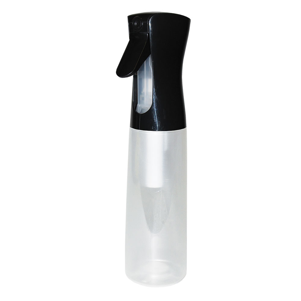 10 oz. Translucent PET/Polypropylene Flairosol Reusable Spray Bottle with Black Sprayer U.S