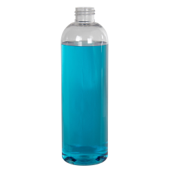 12 oz. Cosmo High Clarity PET Round Bottle with 24/410 Neck (Cap Sold Separately)