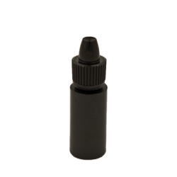 6mL Black Cylinder Bottle with 13mm Dropper Cap