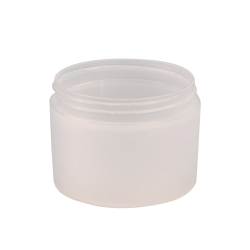 8 oz. Natural Frosted Polypropylene Double-Wall Round Jar with 89mm Neck (Cap Sold Separately)