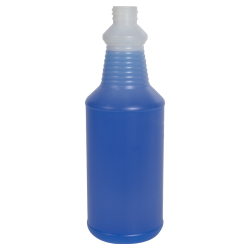 32 oz. Natural HDPE Decanter Spray Bottle with 28/410 Neck  (Sprayers or Caps Sold Separately)