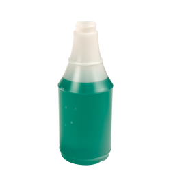 16 oz. HDPE Delta Round Spray Bottle with 28/400 Neck (Sprayer Sold Separately)