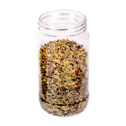 8 oz. Clear PET Round Jar with 53/400 Neck (Caps Sold Separately)