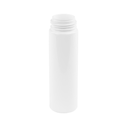 210mL White PET Foamer Style Cylinder Bottle with 43mm Neck  (Pump Sold Separately)