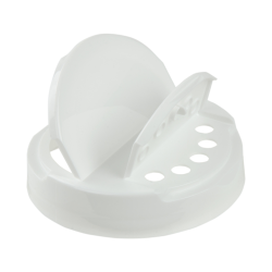 89/400 White 5-Hole Heat Seal Cap