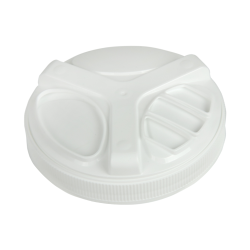 110/400 White 3-Position Ratcheted Cap