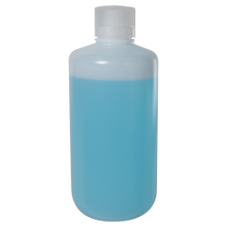 32 oz./1000mL Natural HDPE Nalgene™ Low-Particulate Narrow Mouth Bottle with 38/430 Cap