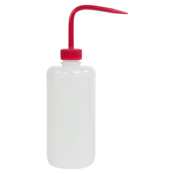 500mL Scienceware ® Narrow Mouth Wash Bottle with Red Dispensing Nozzle