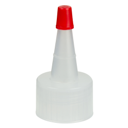 24/410 Natural Yorker Spout Cap with Regular Red Tip