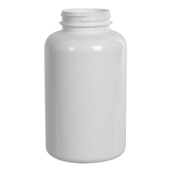400cc White PET Packer Bottle with 45/400 Neck (Cap Sold Separately)