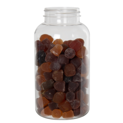 625cc Clear PET Packer Bottle with 53/400 Neck (Cap Sold Separately)